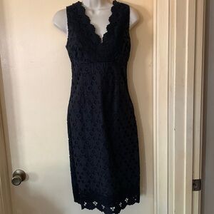 Forth & Towne black eyelet dress size 2